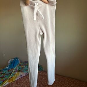 Zara Kids Soft Cream Leggings